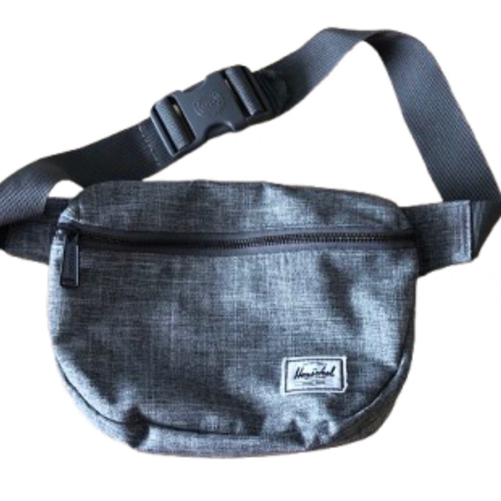 HERSCHEL SUPPLY CO GRAY WAIST BAG / FANNY PACK • 33.5” WAIST MAX - Picture 1 of 15